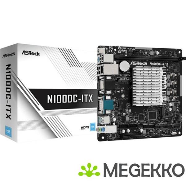 Grote foto asrock n100dc itx computers en software moederborden