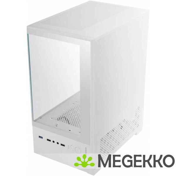 Grote foto mars gaming mc se2 mini tower wit computers en software behuizingen en kasten