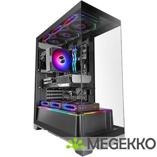 Grote foto mars gaming mc prisma midi tower zwart computers en software behuizingen en kasten