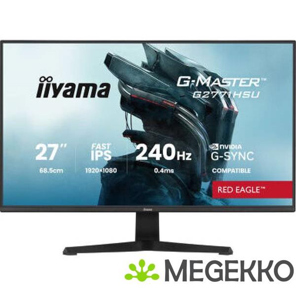 Grote foto iiyama g master g2771hsu b1 27 full hd ips 240hz gaming monitor computers en software overige computers en software
