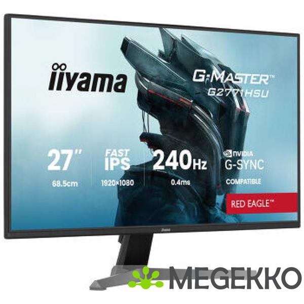 Grote foto iiyama g master g2771hsu b1 27 full hd ips 240hz gaming monitor computers en software overige computers en software