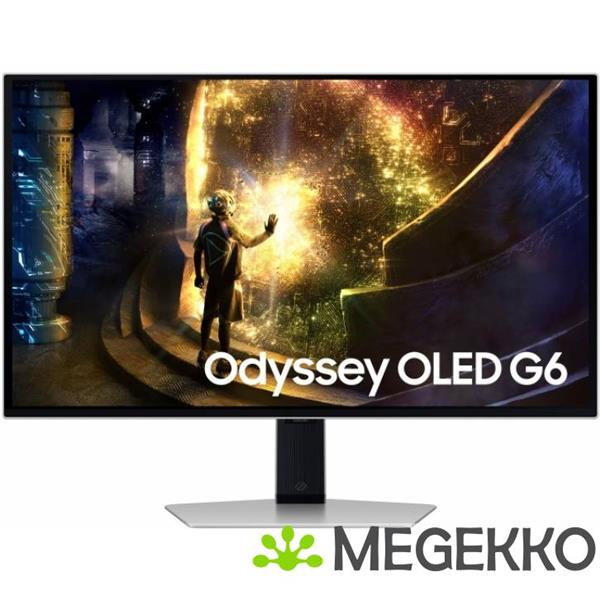 Grote foto samsung odyssey g6 ls27dg612suxen 27 quad hd 240hz oled gaming monitor computers en software overige computers en software
