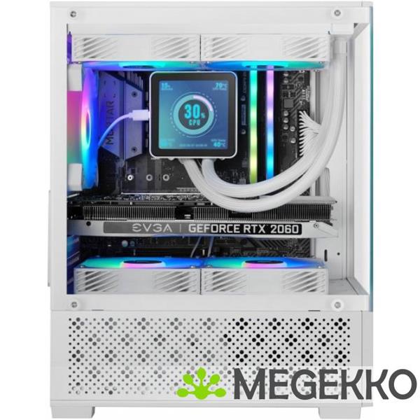 Grote foto mars gaming mc se2 mini tower wit computers en software behuizingen en kasten