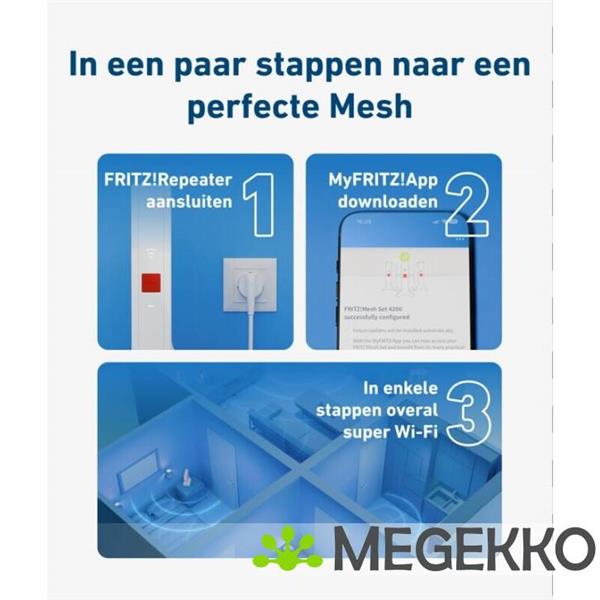 Grote foto fritz mesh wi fi set 1600 2 pack edition international computers en software netwerkkaarten routers en switches