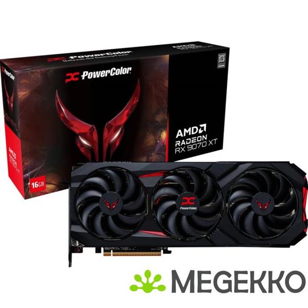 Grote foto powercolor red devil radeon rx 9070 xt 16gb computers en software videokaarten