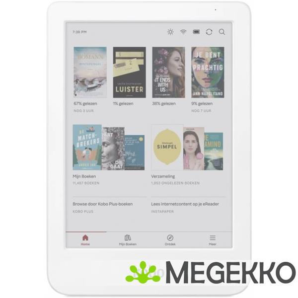 Grote foto kobo clara colour white e reader telecommunicatie tablets