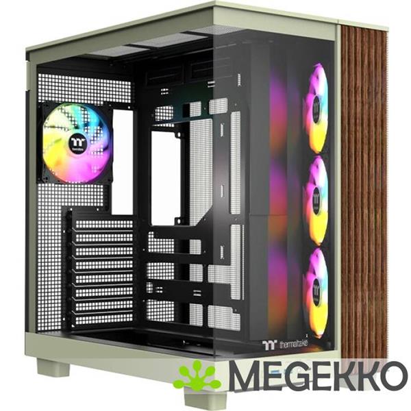 Grote foto thermaltake view 380 xl ws argb matcha green computers en software behuizingen en kasten