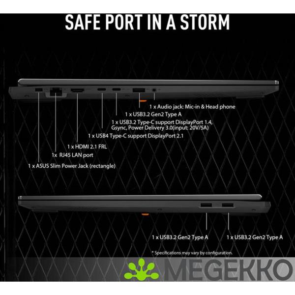 Grote foto asus tuf gaming a18 fa808um s8069w 18 amd ryzen 7 rtx 5060 computers en software overige computers en software