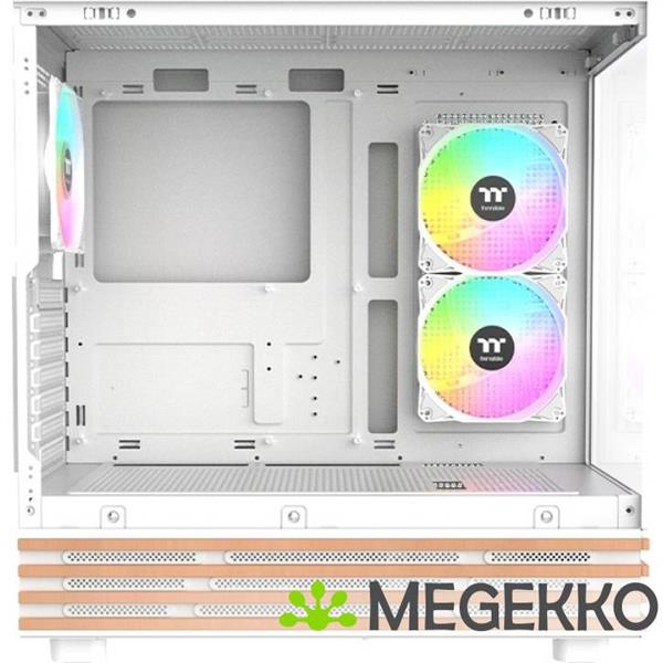 Grote foto thermaltake view 270 plus ws argb snow midi tower wit computers en software behuizingen en kasten