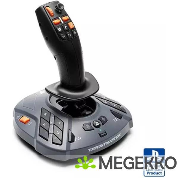 Grote foto thrustmaster simtask farmstick zwart flightstick analoog digitaal pc playstation 5 computers en software overige computers en software