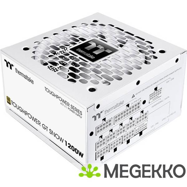 Grote foto thermaltake toughpower gt snow 1200w power supply unit 24 pin atx atx wit computers en software overige