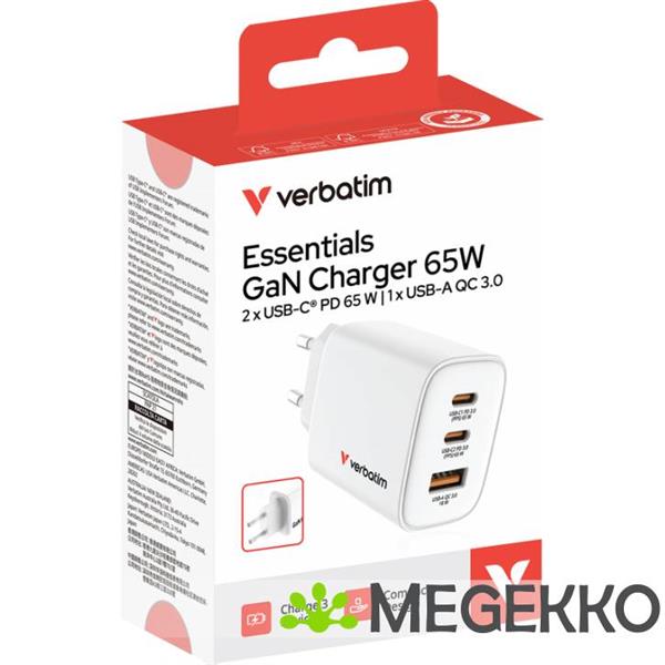 Grote foto verbatim 32353 universele oplader 65w computers en software overige