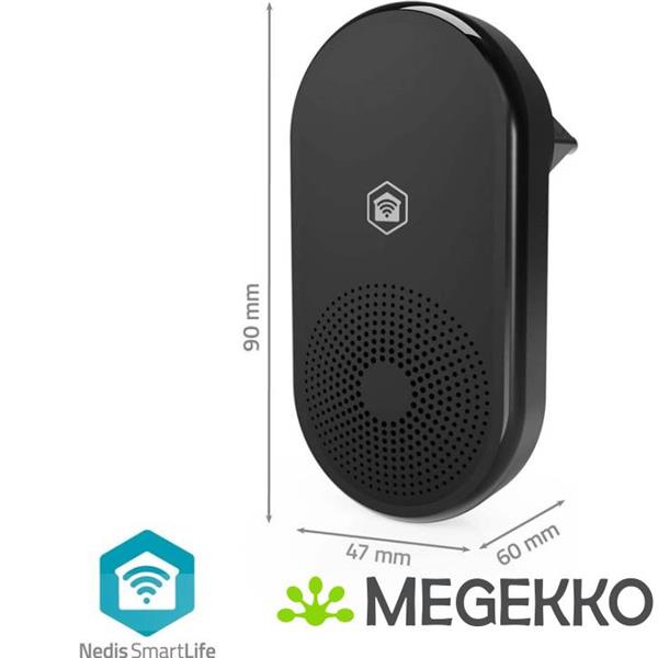 Grote foto smartlife gong 433 mhz accessoire voor wificdp11bk wificdp21bk wificdp31bk netvoeding 5 computers en software overige computers en software