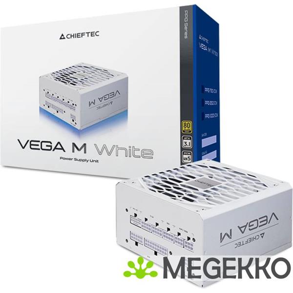 Grote foto chieftec vega m white 1000w pc voeding computers en software overige