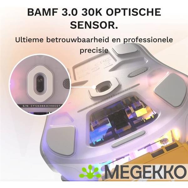 Grote foto glorious model d3 wit gaming muis computers en software overige computers en software