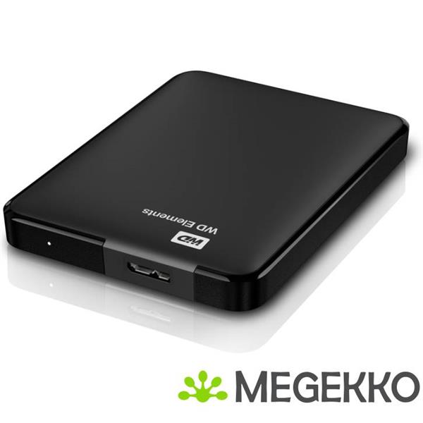 Grote foto western digital elements portable 1tb zwart computers en software harde schijven