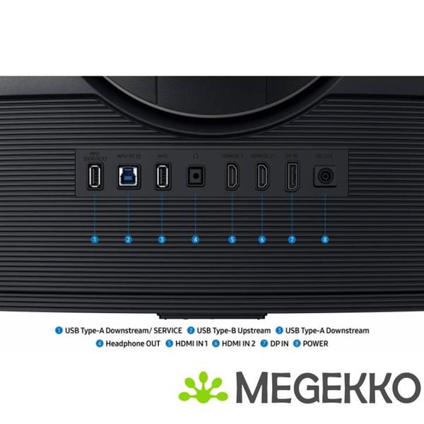 Grote foto samsung odyssey g7 ls37fg756euxen uhd 37 4k 165hz curved va gaming monitor computers en software overige computers en software