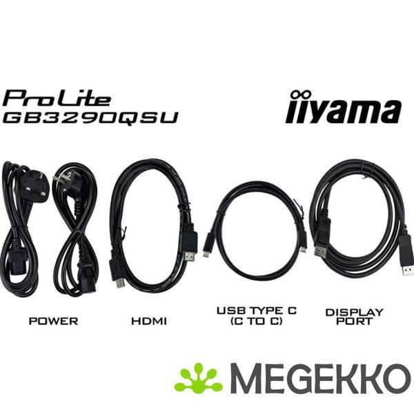 Grote foto iiyama g master gb3290qsu b1 32 quad hd ips 240hz gaming monitor computers en software overige computers en software