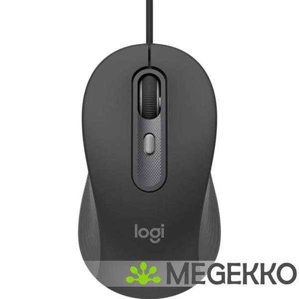 Grote foto logitech signature wired m520 for business muis kantoor ambidextrous usb type c optisch 4000 dpi computers en software overige computers en software