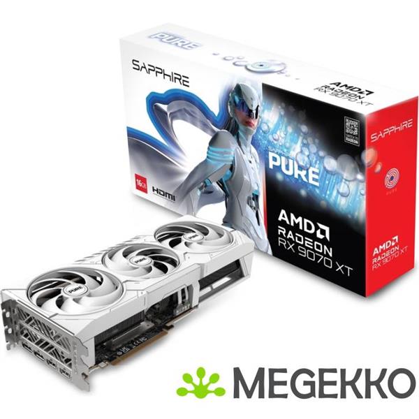 Grote foto sapphire pure radeon rx 9070 xt 16gb oc computers en software videokaarten