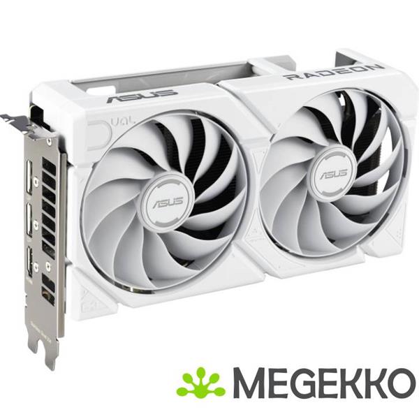 Grote foto asus dual radeon rx 9060 xt 16gb white computers en software videokaarten