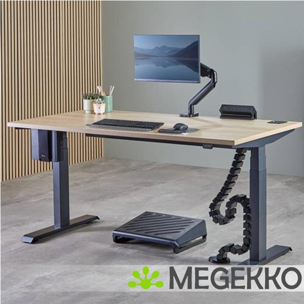 Grote foto fellowes 100136875 cpu houder onder het bureau cpu houder zwart computers en software overige computers en software