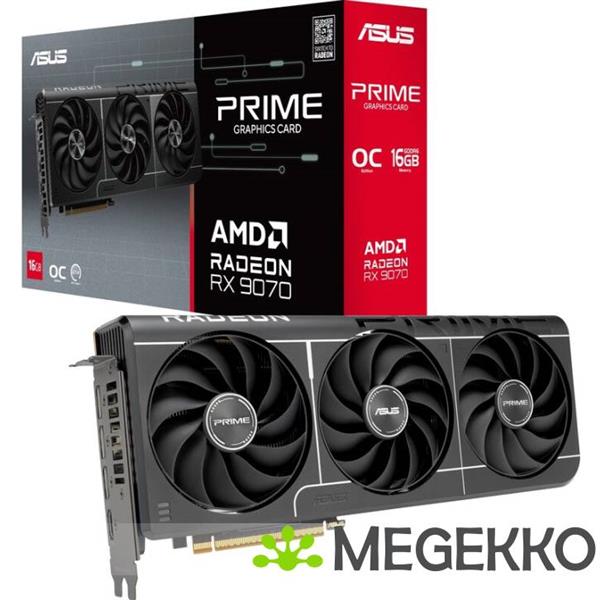 Grote foto asus prime radeon rx 9070 16gb oc evo computers en software videokaarten
