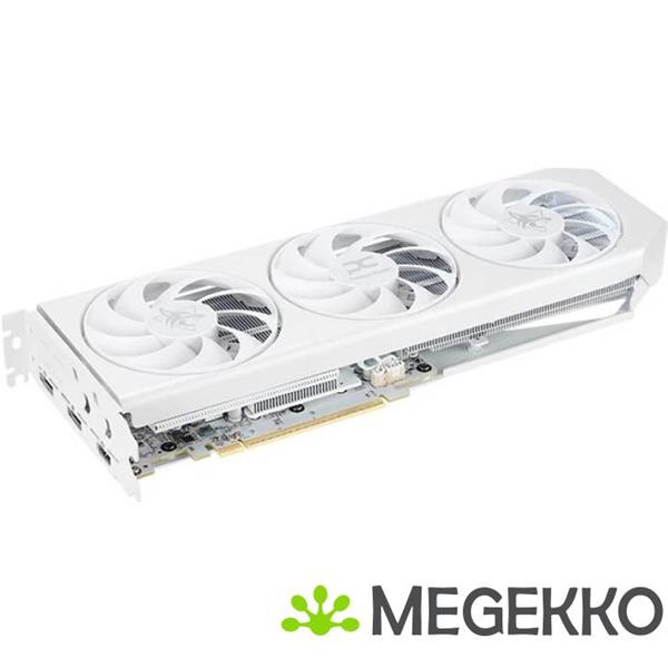 Grote foto powercolor hellhound radeon rx 9060 xt spectral white amd 16 gb gddr6 computers en software videokaarten