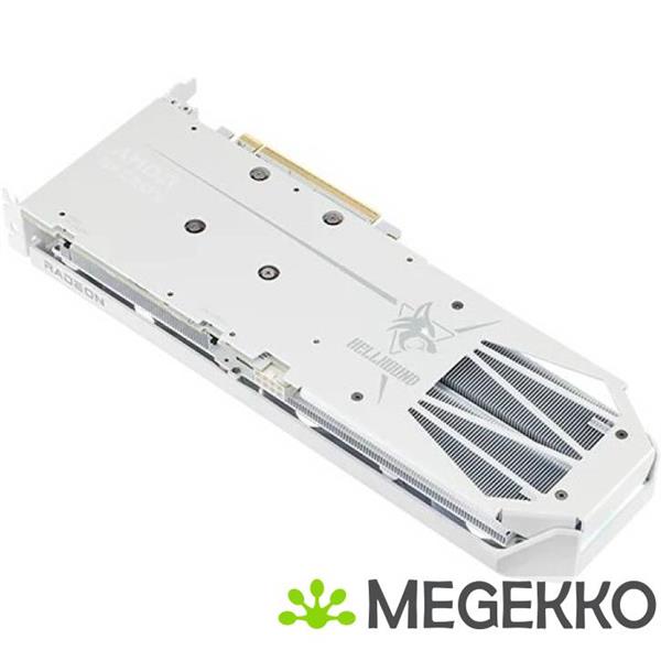 Grote foto powercolor hellhound radeon rx 9060 xt spectral white amd 16 gb gddr6 computers en software videokaarten