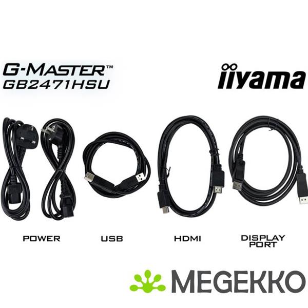 Grote foto iiyama g master g2471hsu b1 24 full hd ips 240hz gaming monitor computers en software overige computers en software