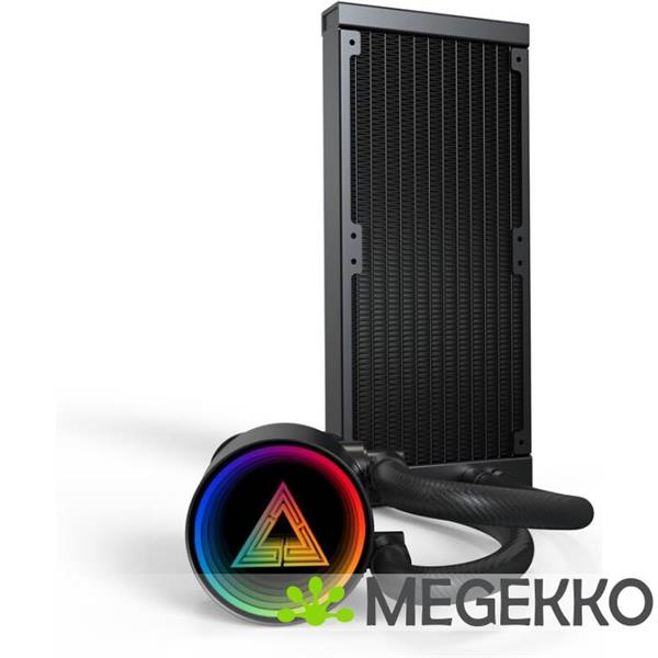 Grote foto montech lightflow 240 argb zwart computers en software overige computers en software