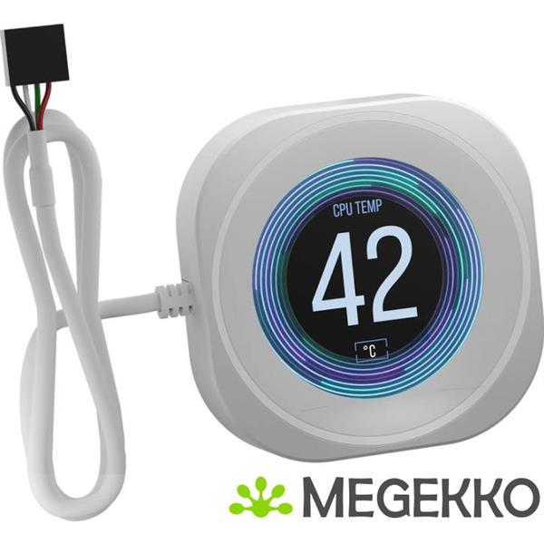 Grote foto corsair nautilus lcd module white computers en software overige computers en software