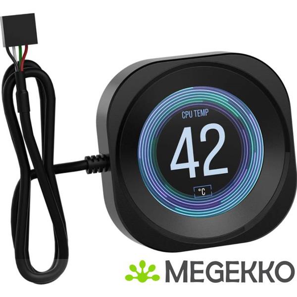 Grote foto corsair nautilus lcd module black computers en software overige computers en software