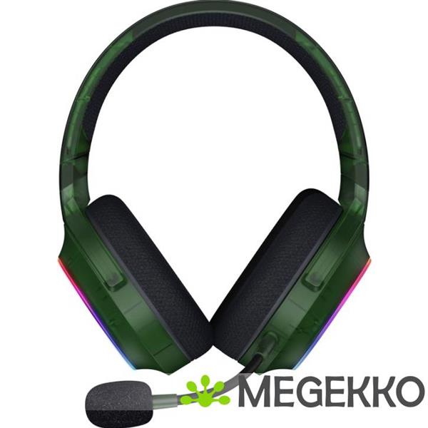 Grote foto razer barracuda x chroma phantom special edition transparant groen gaming headset audio tv en foto koptelefoons
