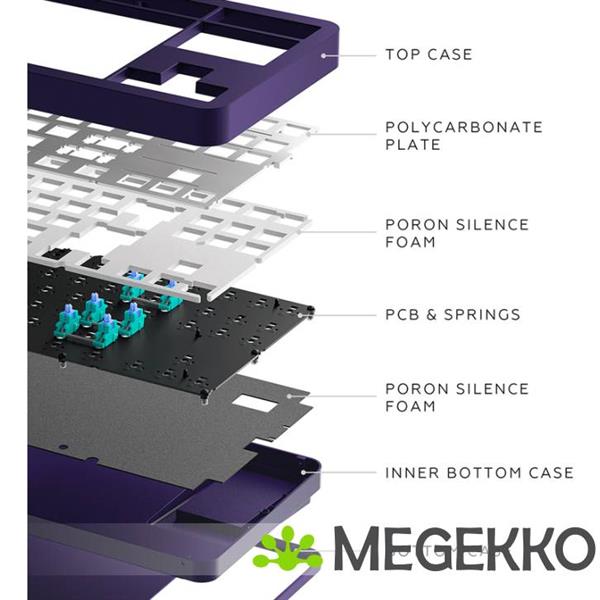 Grote foto dark project alu87b celestial tkl mechanisch gaming toetsenbord computers en software toetsenborden