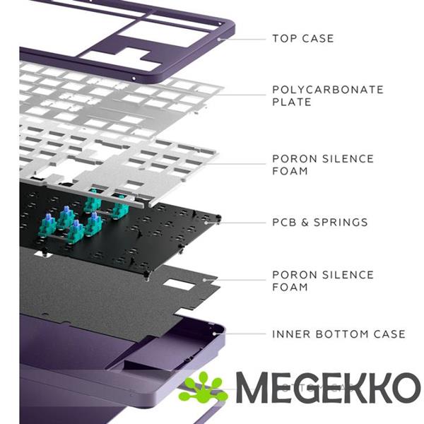 Grote foto dark project alu87a violet tkl bedraad mechanisch gaming toetsenbord computers en software toetsenborden