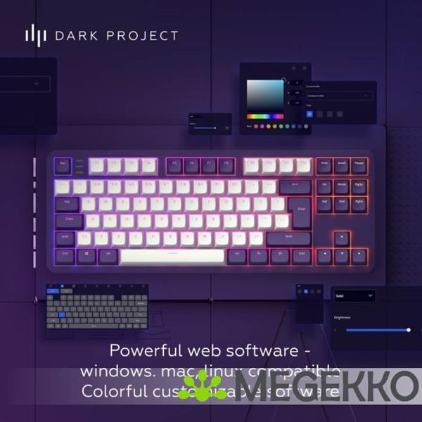 Grote foto dark project alu87a violet tkl bedraad mechanisch gaming toetsenbord computers en software toetsenborden