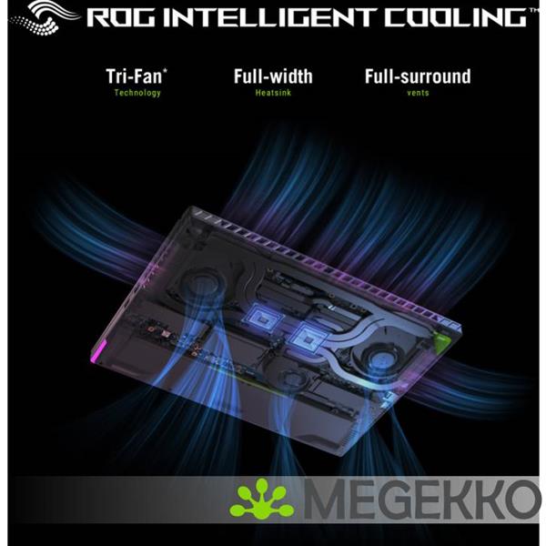 Grote foto asus rog strix g18 g814pm s8051w 18 amd ryzen 9 rtx 5060 gaming laptop computers en software overige computers en software