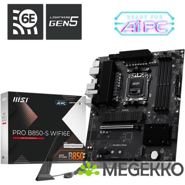 Grote foto msi pro b850 s wifi6e computers en software moederborden