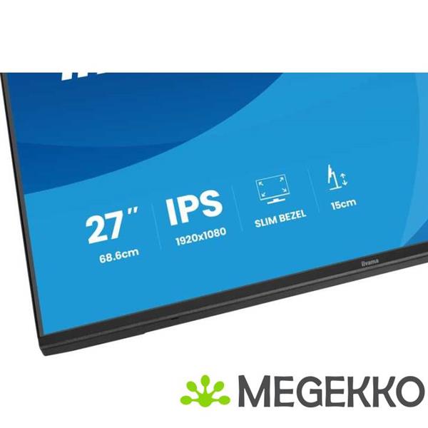 Grote foto iiyama prolite x2797hsu b1 27 full hd ips monitor computers en software overige computers en software