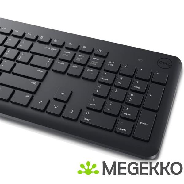 Grote foto dell km3322w toetsenbord inclusief muis kantoor rf draadloos azerty belgisch zwart computers en software overige computers en software