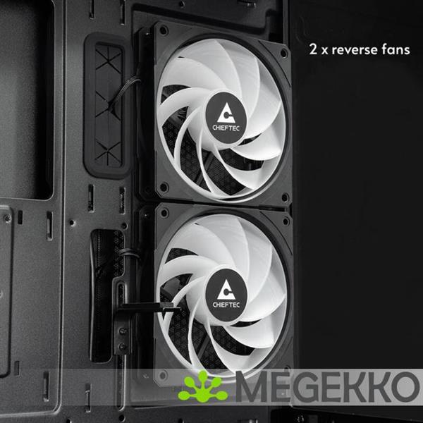 Grote foto chieftec gt 01b op vista midi tower zwart computers en software behuizingen en kasten