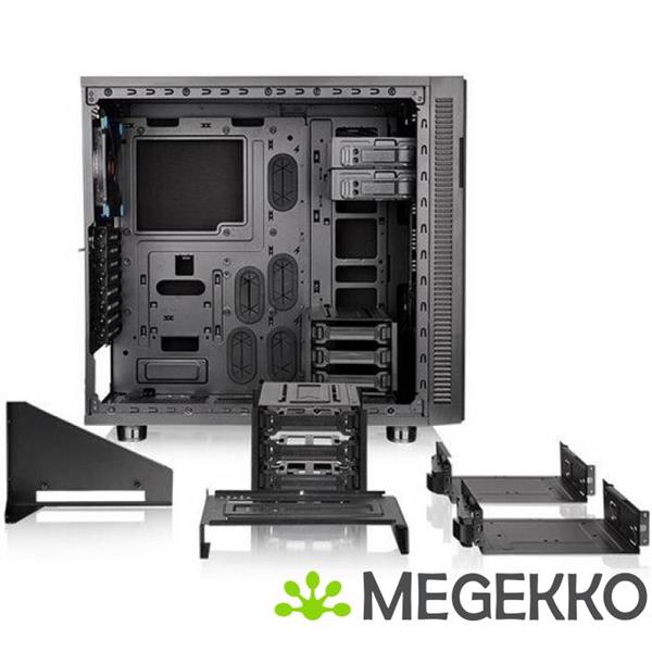 Grote foto thermaltake suppressor f31 tempered glass edition midi tower zwart computers en software behuizingen en kasten