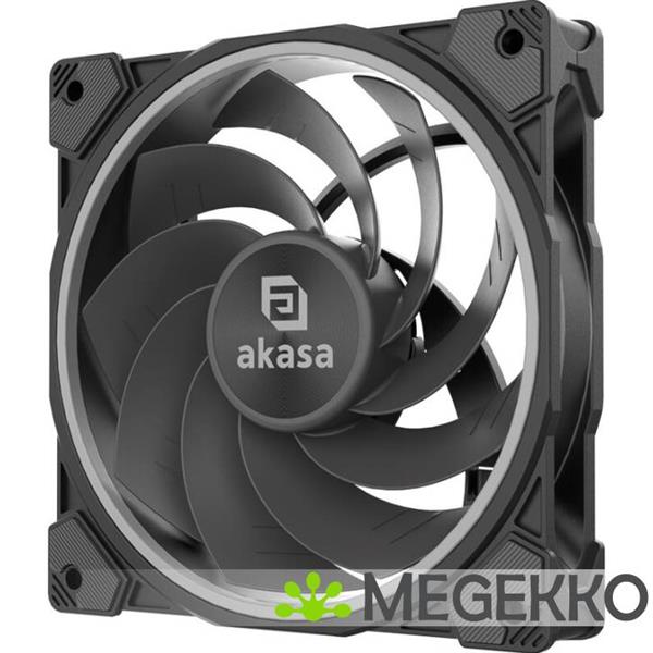 Grote foto akasa soho ar12 computer behuizing ventilator 12 cm zwart computers en software overige computers en software