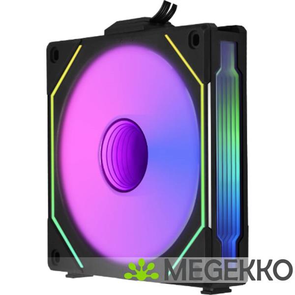 Grote foto lian li uni fan sl inf 120 wireless 1 pack black argb reverse blade pwm computers en software overige computers en software