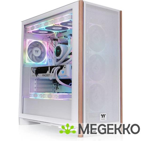 Grote foto thermaltake s370 ws snow rgb computers en software behuizingen en kasten