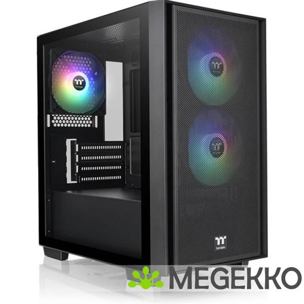 Grote foto thermaltake versa h16 tg argb micro tower zwart computers en software behuizingen en kasten