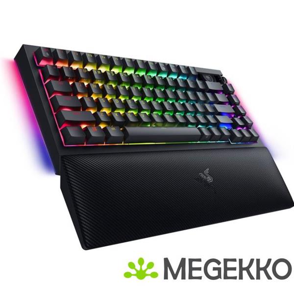 Grote foto razer blackwidow v4 pro tkl draadloos zwart razer orange computers en software toetsenborden