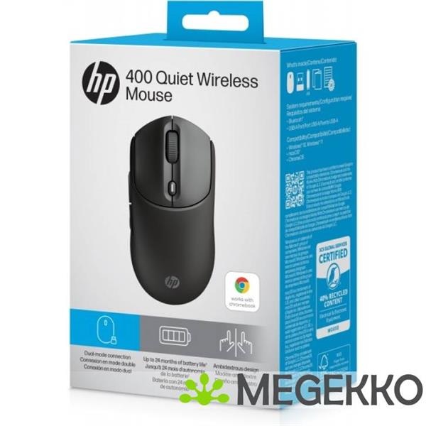 Grote foto hp 400 quiet wireless mouse computers en software overige computers en software