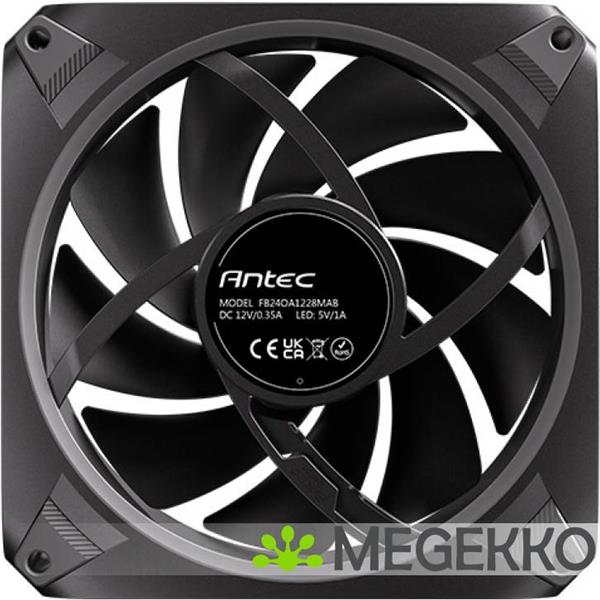 Grote foto antec orbit argb 120mm 3 fans computers en software overige computers en software